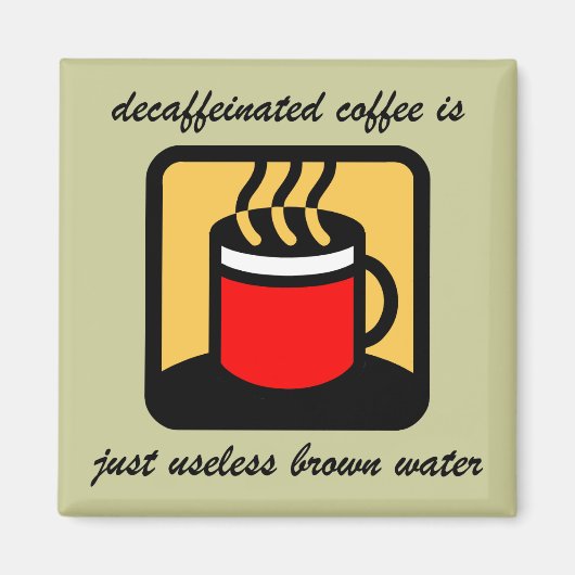 Frischer Kaffee Magnet (Vorne)