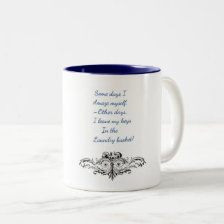 Frischer Kaffee, Tee, Tasse, Cup Zweifarbige Tasse