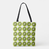 Frischer Kiwi-Obstgarten. Rundschnitt Tasche (Rückseite)