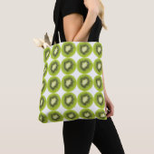 Frischer Kiwi-Obstgarten. Rundschnitt Tasche (Von Nahem)