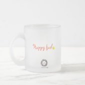 Frischer Kraftstoff "N" Mattierte Glaskaffee Tasse (Links)