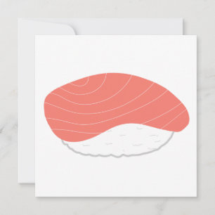 Frischer Lachs Nigiri Sushi Japanischer Food-Liebh Einladung