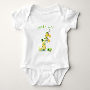 Frischer Lemon Drink Baby Bodysuit - Benutzerdefin Strampler