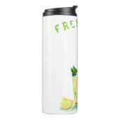 Frischer Lemon Drink Thermal Tumbler - Benutzerdef Thermosbecher (Nach links gedreht)
