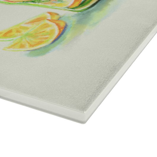 Frischer Limonentränk Schneidebrett (Ecke)