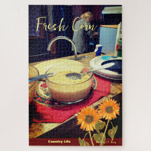 Frischer Mais / Landleben - Garten Puzzle