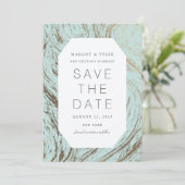 Frischer Marmor / Save the Date (Stehend Vorderseite)