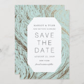 Frischer Marmor / Save the Date (Vorne/Hinten)