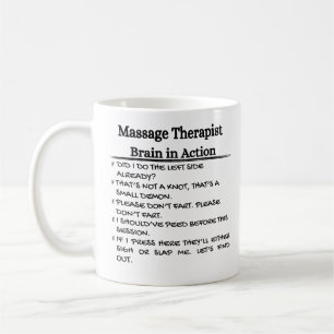 Frischer Massagetherapeut Kaffeetasse