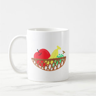 Frischer Obstkorb Küchen Geschenk Kaffeetasse