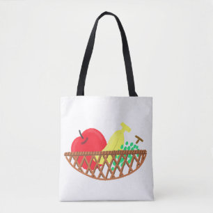 Frischer Obstkorb Küchengeschenk Tasche