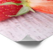 Frischer Obstsalat Poster (Ecke)