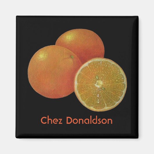Frischer Orange Magnet (Vorne)