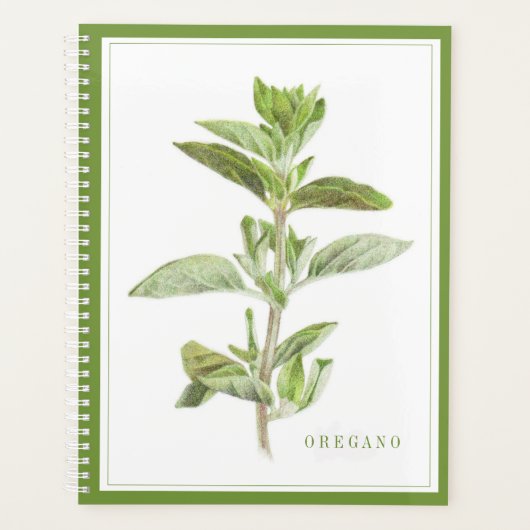 FRISCHER OREGANO 8.5x11 Planer / Grün (Vorderseite)