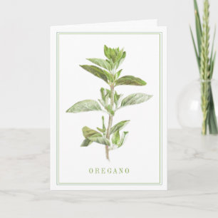 FRISCHER OREGANO GRUßKARTE KARTE