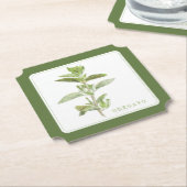 FRISCHER OREGANO Ticket Paper Untersetzer (+text) (angewinkelt)