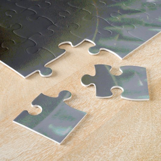 Frischer Pfirsich bei Sonnenlicht Puzzle (Seite)