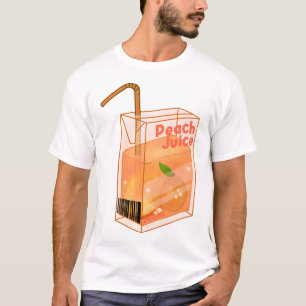 Frischer Pfirsichsaft T-Shirt