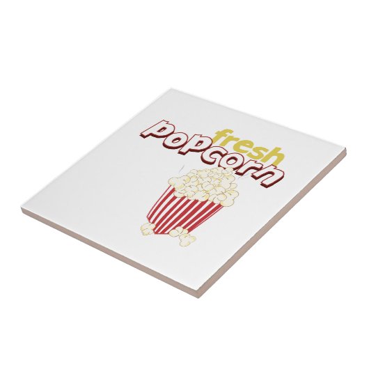 Frischer Popcorn Fliese (Seite)