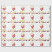Frischer Popcorn Geschenkpapier (Flach)