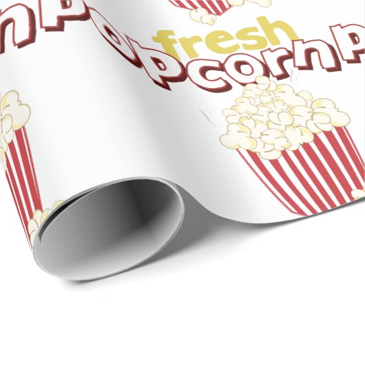Frischer Popcorn Geschenkpapier (Rolleneckpunkt)