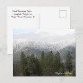 Frischer Pulverschnee... Postkarte (Vorne/Hinten)