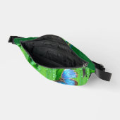 Frischer Regen mit Butterfly-Bauchtasche. Bauchtasche (Offen)