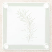 FRISCHER ROSEMARY Glass Drink Untersetzer (-text) (Rückseite)