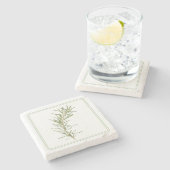 FRISCHER ROSEMARY-Marmorsteinstein-Untersetzer (-t Steinuntersetzer (Seitenansicht)