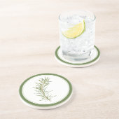 FRISCHER ROSEMARY Round Sandstone Untersetzer - Te (Seite)