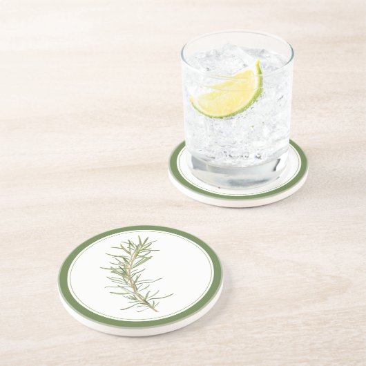 FRISCHER ROSEMARY Round Sandstone Untersetzer - Te (Seite)