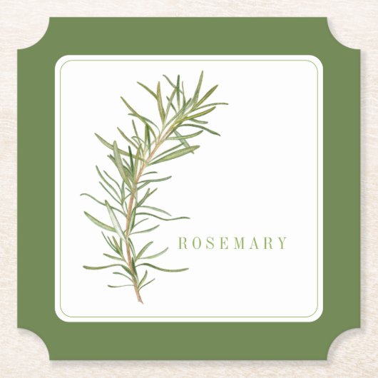 FRISCHER ROSEMARY Ticket Paper Untersetzer (+text) (Vorderseite)