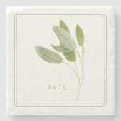 FRISCHER SAGE Marble Stone Untersetzer (+text) (Vorderseite)