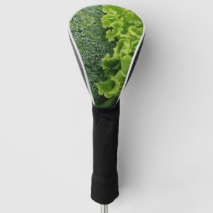Frischer Salat und Brokkoli Golf Headcover