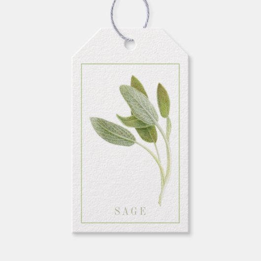 FRISCHER SALBEI Geschenkanhänger (Vorderseite)