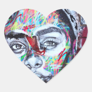 Frischer Sauerstoff Herz-Aufkleber