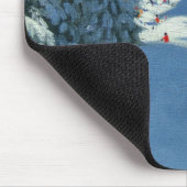Frischer Schnee Morzine Frankreich Mousepad (Ecke)