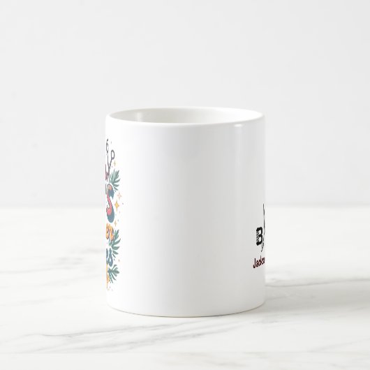Frischer Schnitt Sommerfrische Personalisierter Fr Kaffeetasse (Mittel)