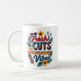 Frischer Schnitt Sommerfrischer Frischsalon Kaffeetasse