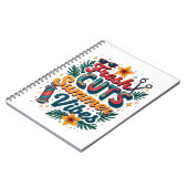 Frischer Schnitt Sommerfrischer Frischsalon Notizblock (Linke Seite)