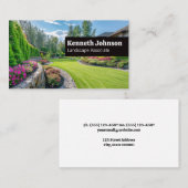 Frischer Schnittrasen | Wohnlandschaft Visitenkarte (Vorne/Hinten)