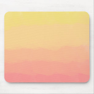 Frischer Sommersonnenuntergang Orangenkorallen Was Mousepad