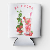 Frischer Strawberry Drink kann kühlen - Eigener Te Dosenkühler (Vorderseite)