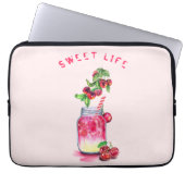Frischer, süßer Kirschsaft Cooler Drink - Sommerfr Laptopschutzhülle (Vorderseite)