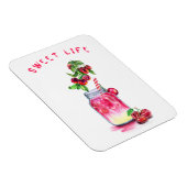 Frischer, süßer Kirschsaft Cooler Drink - Sommerfr Magnet (Rechte Seite)