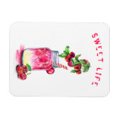 Frischer, süßer Kirschsaft Cooler Drink - Sommerfr Magnet (Horizontal)