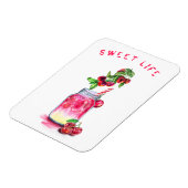 Frischer, süßer Kirschsaft Cooler Drink - Sommerfr Magnet (Linke Seite)