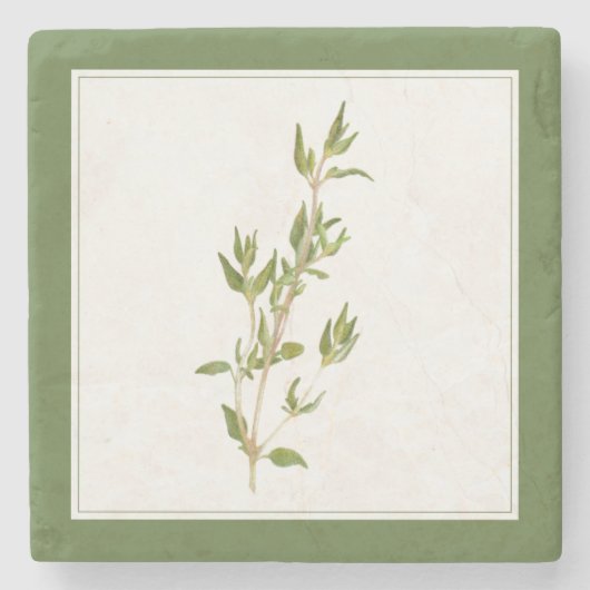 FRISCHER THYME Marble Stone Untersetzer (-text) Gr (Vorderseite)