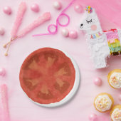 Frischer Tomate-Salat Pappteller (Party)