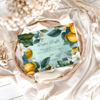 Frischer Zitronenhain-Baby-Shower-Diaper-Raffle